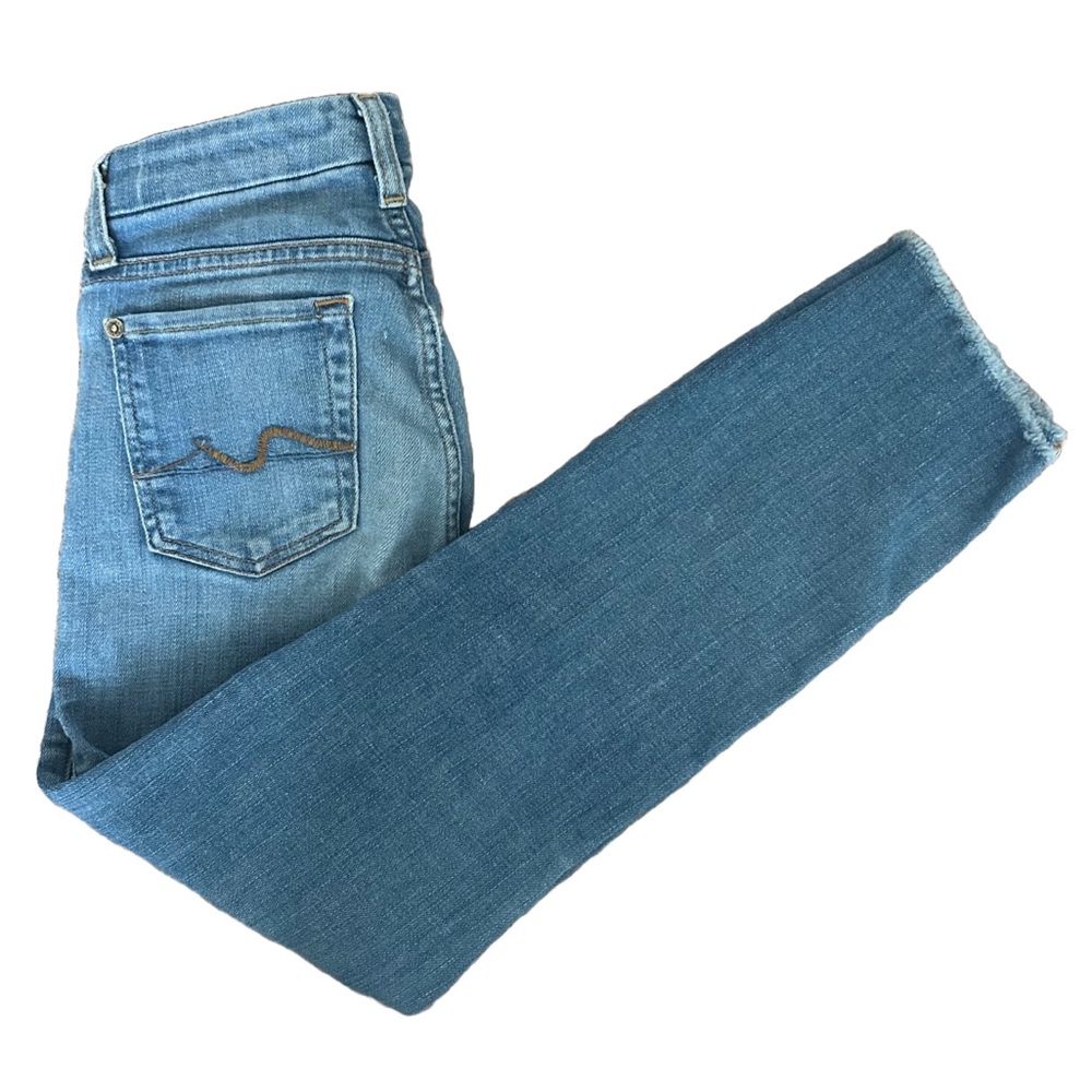 7 for all mankind kimmie crop jeans size 24